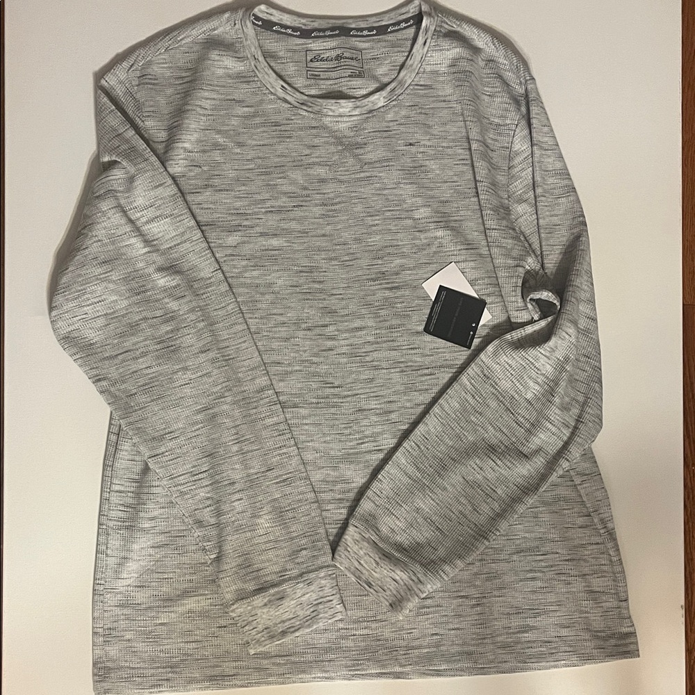 Eddie Bauer Heathered Gray Lounge Top
